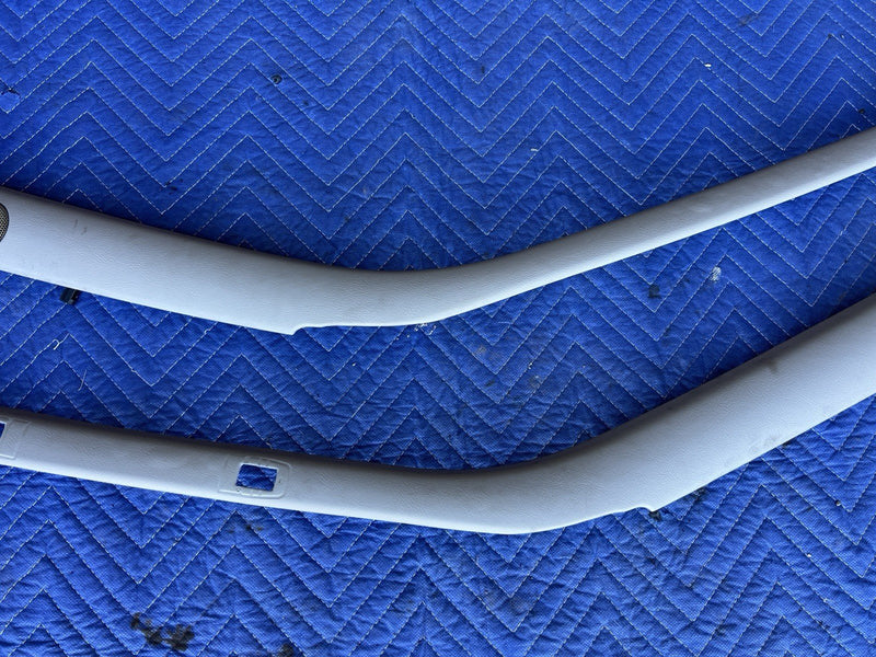 1998-2003 Jaguar XJR XJ8 X308 Front Left & Right A Pillar Trim Gray OEM #4655E