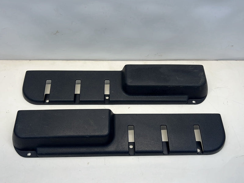 1975-1980 Volvo 244 240 Front Door Map Pocket Trim Pair Black OEM #5276EM