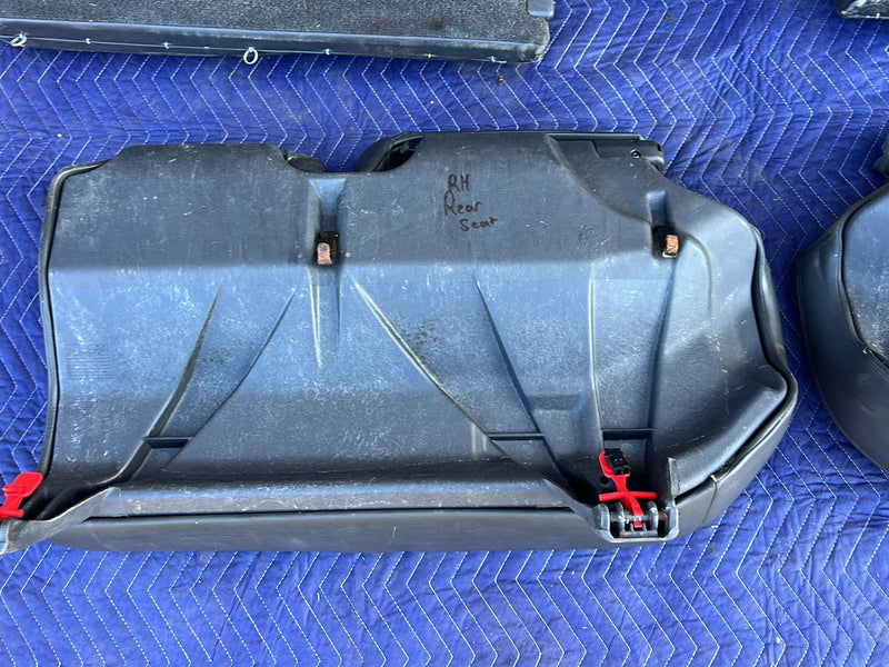 1993-1997 Volvo 850 Split Bench Rear Seat Assembly Gray Leather OEM