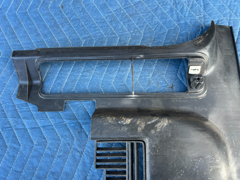 1986-1993 Volvo 240 244 Outer Dash Right & Left Kick Panel Trim Black OE #4184EM