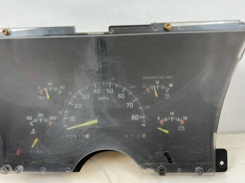 1988-1994 Chevrolet Silverado GM Gauge Instrument Cluster Speedometer OE #5498EM