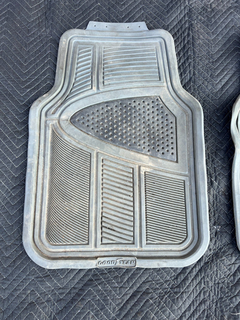 2003-2008 Toyota Corolla Front Rear RH LH Rubber Floor Mat Set OEM #3363EM