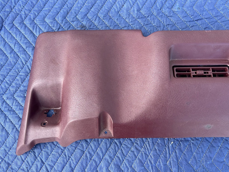 1995-1999 Chevy Silverado GMC Driver Knee Bolster Kick Trim Maroon OEM #5512EM