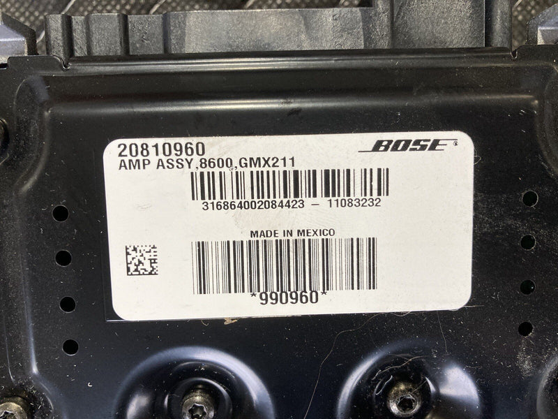 2006-2016 Chevy Impala GM Bose Amp Radio Amplifier 990960 20810960 OEM #3117M
