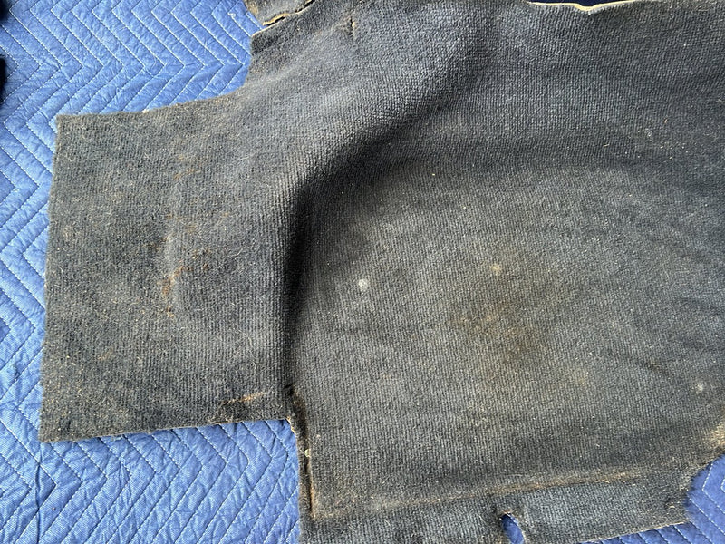 1990-1992 Volvo 740 745 940 Wagon Only Molded Carpet Set Black OEM #6001EM
