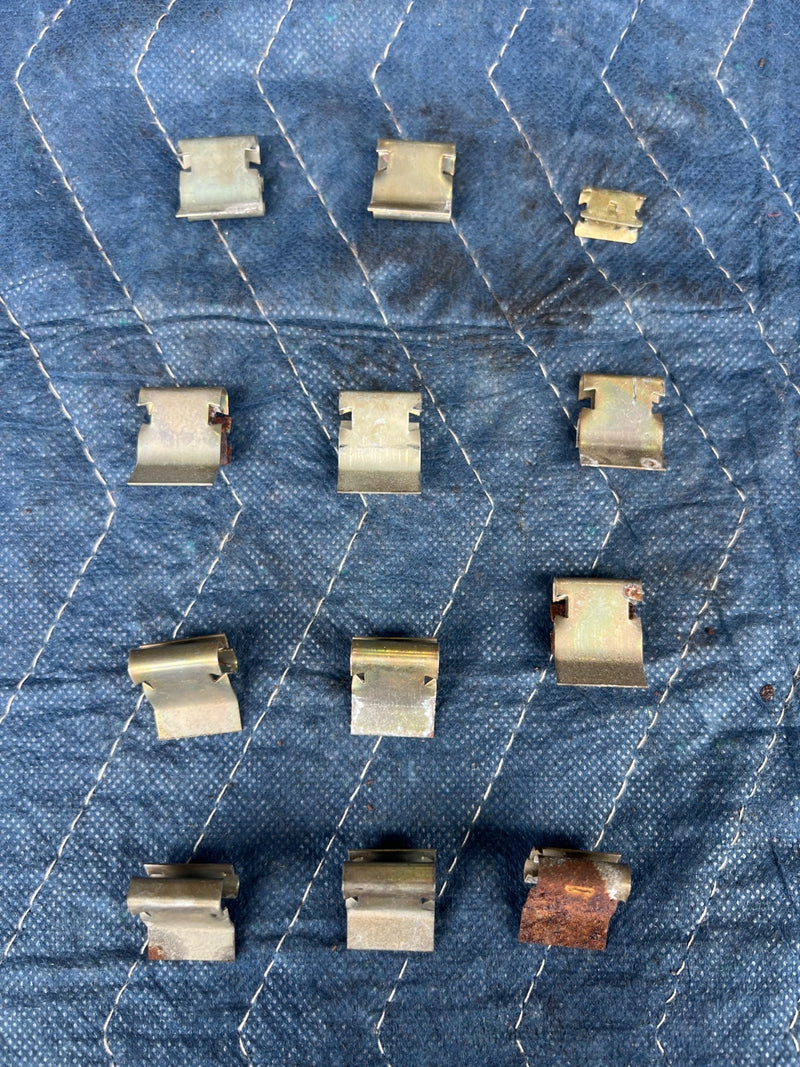 1986-1993 Volvo 240 244 Door Entry Seal to Carpet Clip Set OEM #4489EM