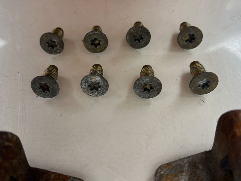 1990-1992 Volvo 740 745 940 Door Catch Striker Plate Set of 4 OEM #5986EM