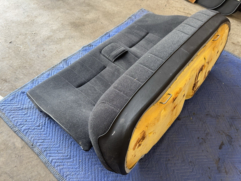 1986-1993 Volvo 240 244 Sedan Rear Seat Cushions Gray Cloth *NICE* OEM #4865E