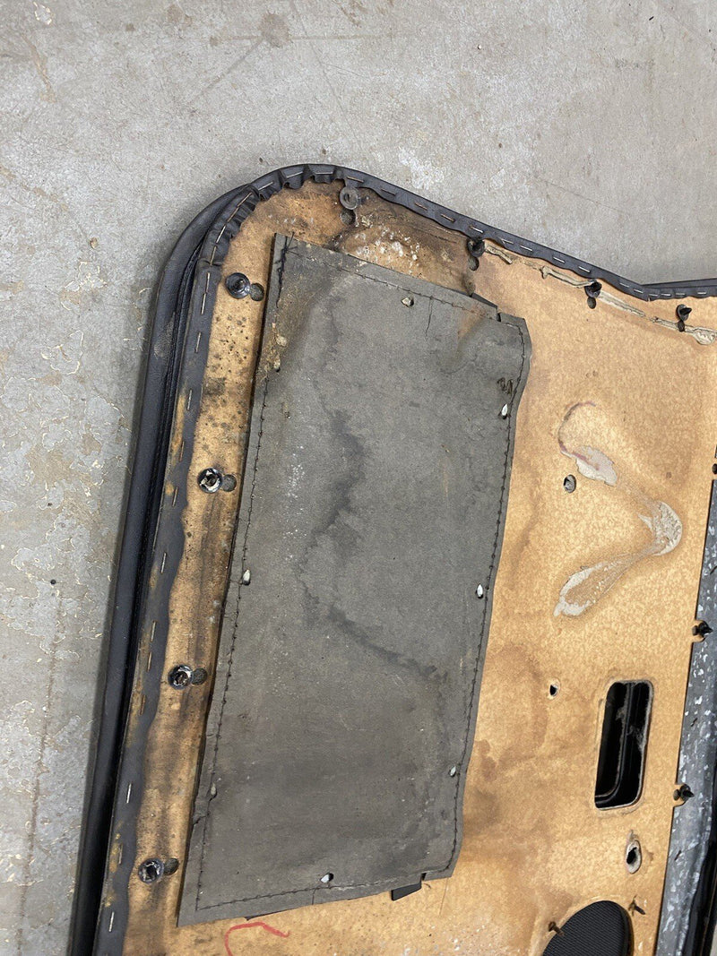1969-1974 Volvo 144 145 Black Door Card Set of 4 Late Model Trim OEM #2473EJ