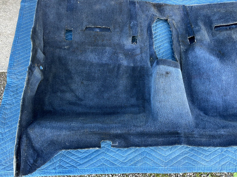1975-1980 Volvo 244 240 Sedan Only Blue Molded Carpet Set Front Rear OEM #5403EM
