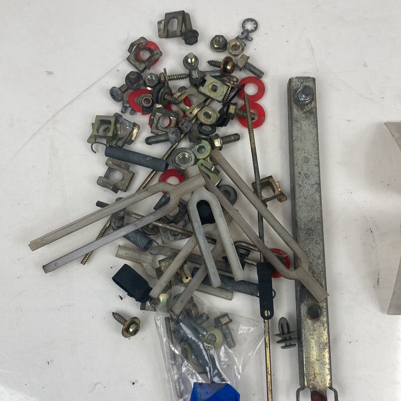 1986-93 Volvo 240 244 Lot of Door Hardware From all 4 Doors Bolts etc OEM #4884M