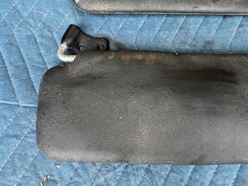 1985-1988 Suzuki Samurai SJ413 Pair of Sunvisors LH RH Mounting HW OEM #2320CN