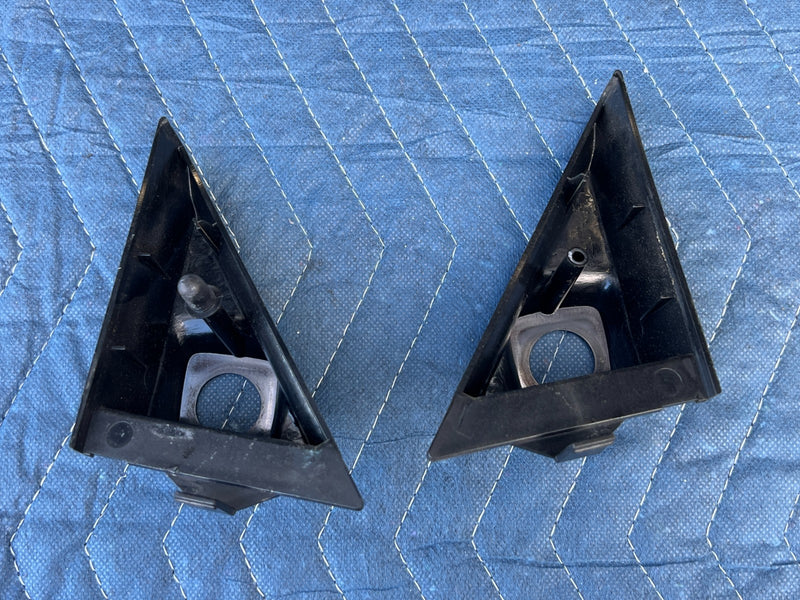 1986-1993 Volvo 240 244 Sedan Right & Left Mirror Trim & Hardware OEM #4181EM