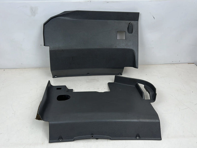 1993-1997 Volvo 850 Dash Right & Left Knee Bolster Trim Pair Gray OEM