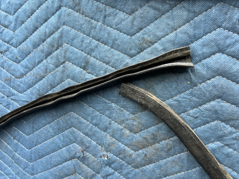 1986-1993 Volvo 240 244 Sedan Set of 4 Door Seal Pinch Seam Trim OEM #4496EM