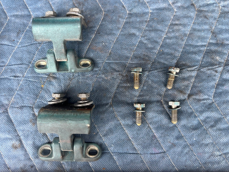 1985-1992 Volkswagen Golf Rear Hatch Hinge Right Left Pair Green OEM