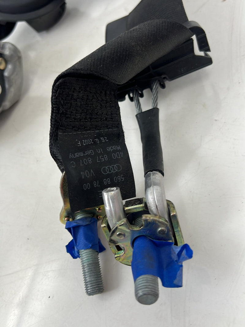1996-2003 Audi S8 D2 A8 Rear Left Right Seat Belt Retractor & Buckles OE #6476EM