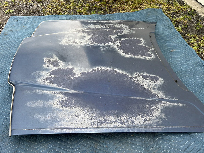 1975-1980 Volvo 244 240 Engine Bonnet Hood Panel Blue OEM #5435EM