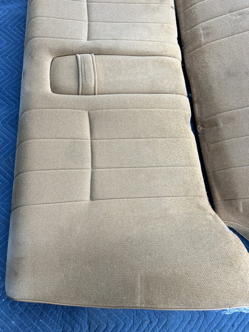 1986-1993 Volvo 240 244 *Sedan Only* Rear Bench Set Tan Cloth OEM #4208EM