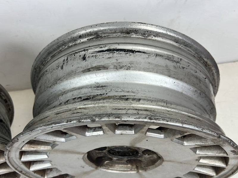 1990-1992 Volvo 740 745 940 6Jx15 15" Wheel Rim Pair 1359180 OEM #6497EM