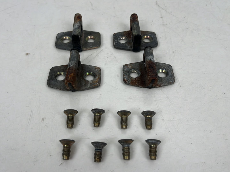 1990-1992 Volvo 740 745 940 Door Catch Striker Plate Set of 4 OEM #5986EM