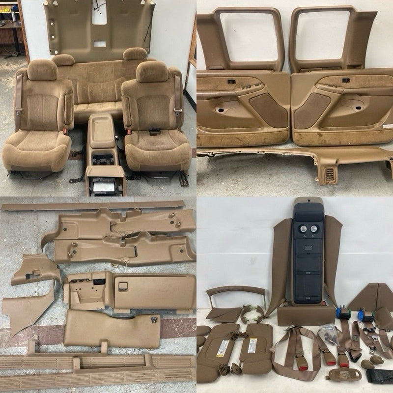 1999-2006 Chevy Silverado GMT800 Complete Oak Peanut Butter Interior Set #3515M