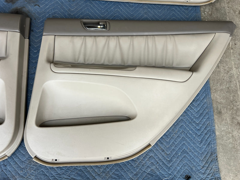 2002-2006 Toyota Camry Interior Door Card Trim Panel Set of 4 Beige OEM #5016EM