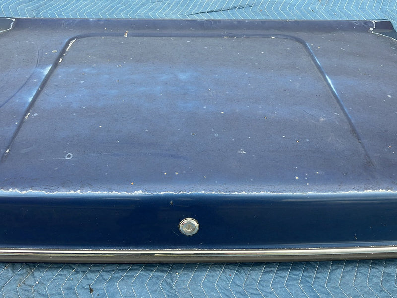 1975-1980 Volvo 244 240 *Sedan Only* Trunk Deck Lid Panel Blue OEM #5436EM
