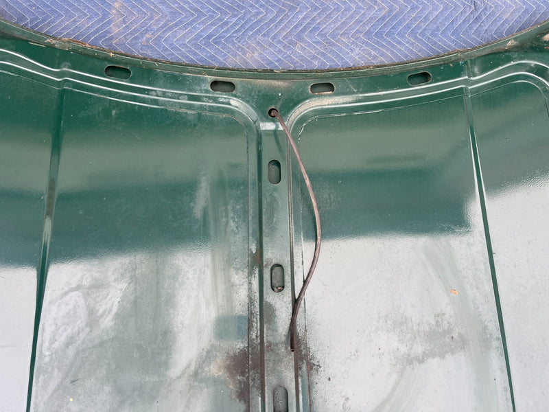 1967-1974 Volvo 140 142 Coupe Front Hood Engine Bonnet Panel Green OEM #4858EM