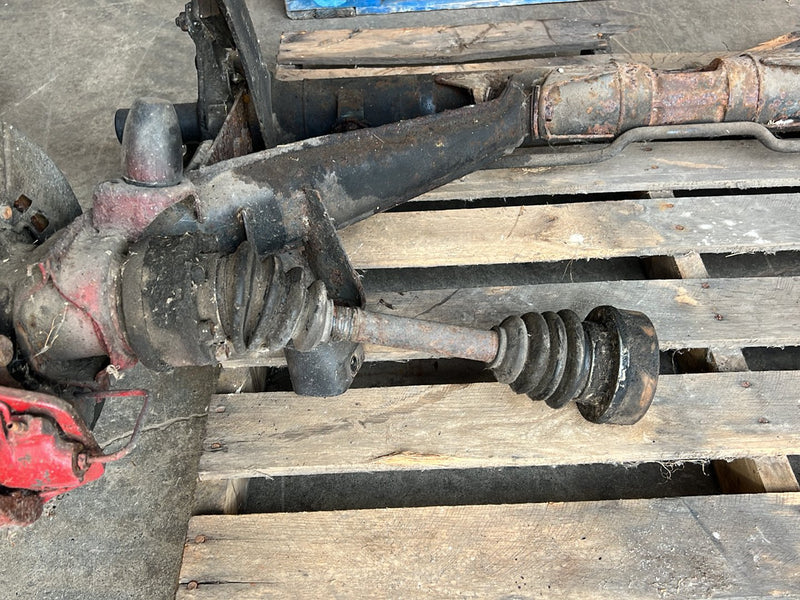 1983-1985 Porsche 944 Rear Subframe w/ Wheel Hub Knuckle Assembly OEM #5710EM