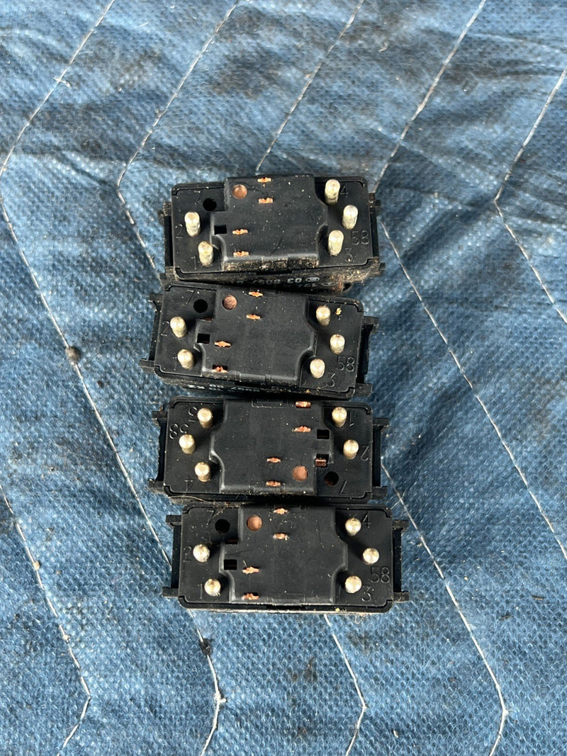 1986-1995 Mercedes 300D W124 Window Control Switch Set of 4 124820461 OE #2828EM