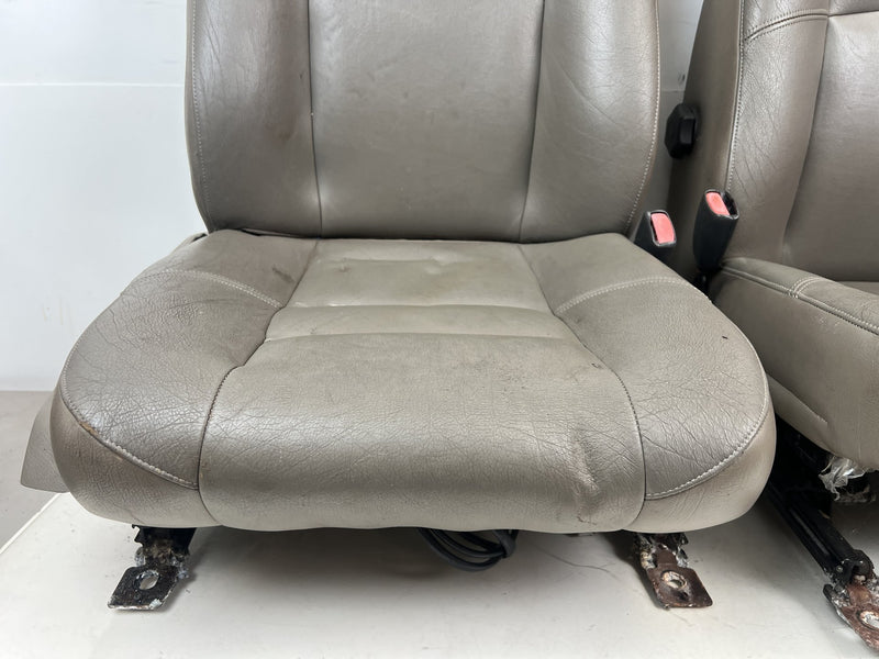 1998-2000 Volvo S70 V70 XC Gray Leather Power Front Left & Right Seat OE #6912EM
