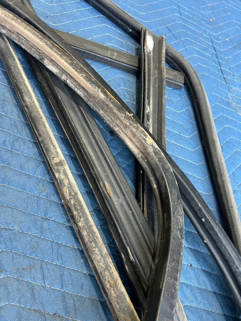 1999-2007 Chevy Silverado Front Rear R L Door Seal Weather Guard Set OEM #1601CN