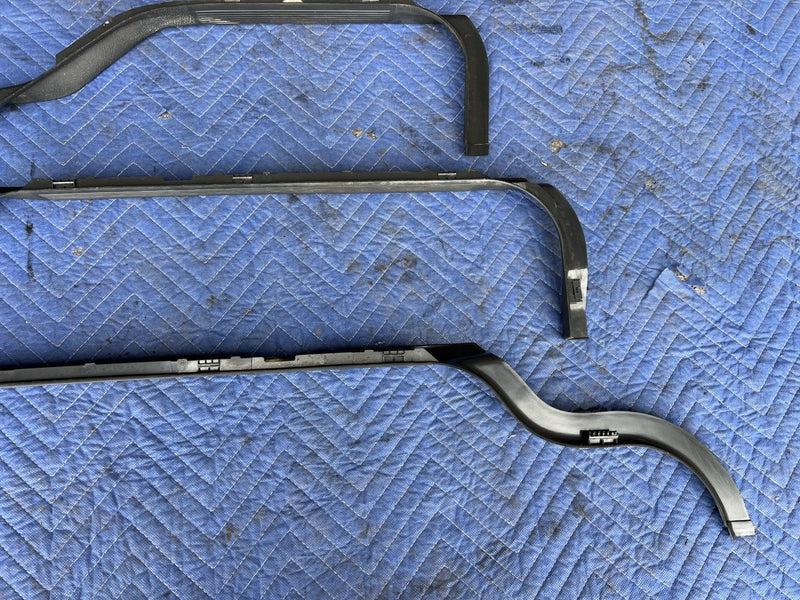 1993-1997 Volvo 850 850R Door Sill Scuff Panel Trim Set Of 4 Charcoal OEM #4442E