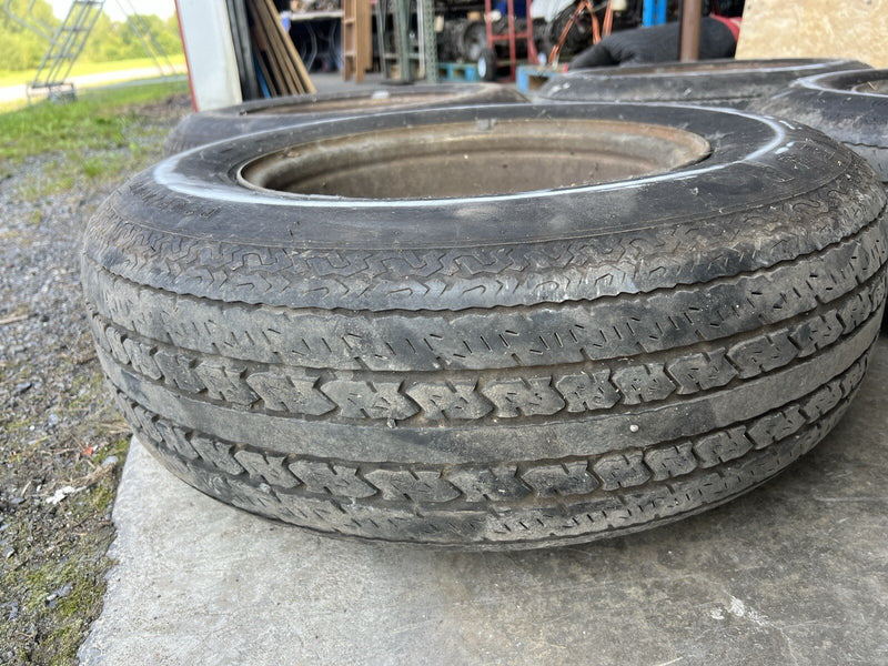 1980-1985 Cadillac Seville Set Of Rims Wheels Tires 15” Wire Spoke OEM #3314M