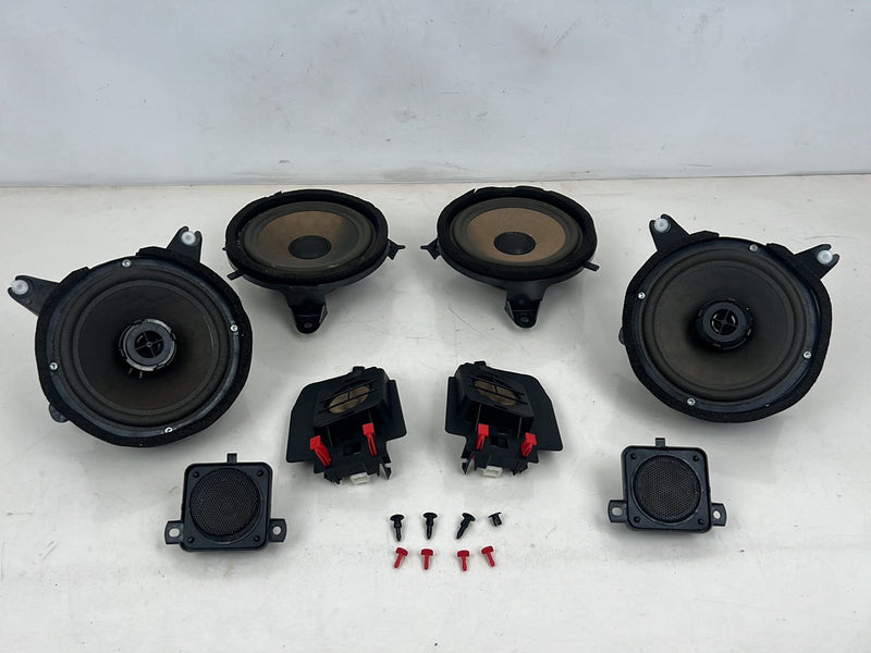 1998-2000 Volvo V70 Front Rear Left & Right Door Speaker Tweeter Set OEM