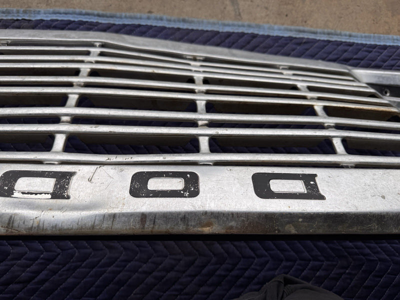 1977-1978 Dodge Truck Tin Front Grille D150 Pickup Aluminum Trim OEM #4770E