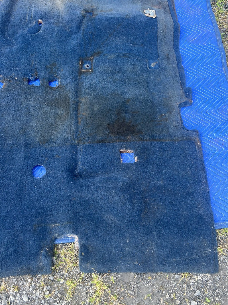 1988-1998 Chevrolet Silverado Ext Cab 4x4 Molded Carpet Set Dark Blue OE #5537EM