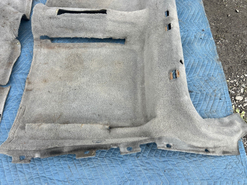 1985-1992 Volkswagen Golf Molded Carpet Set Front Rear Left Right Gray OEM
