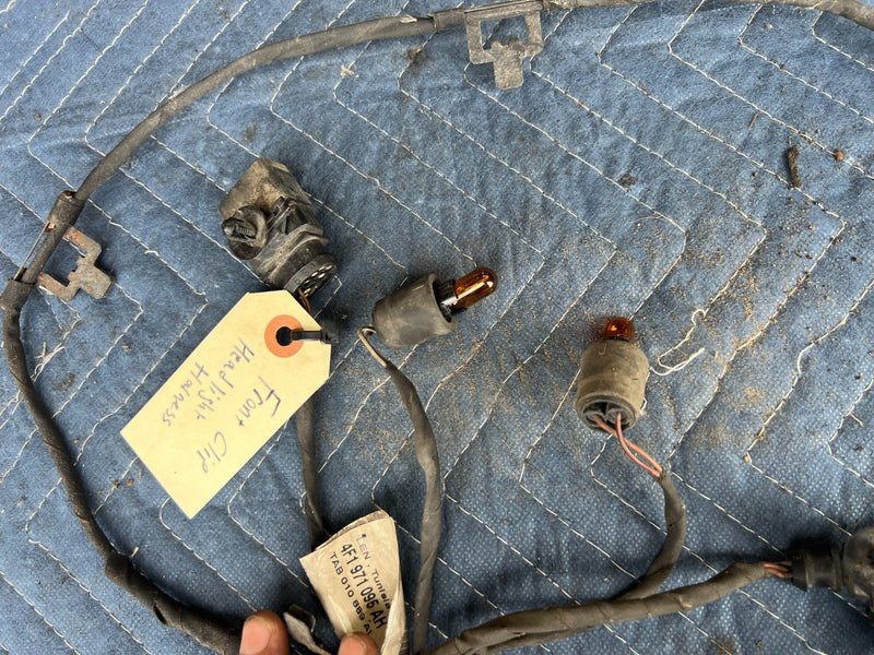 2005-2011 Audi A6 Front Bumper Headlight Lamp Wiring Harness OEM #3426EM