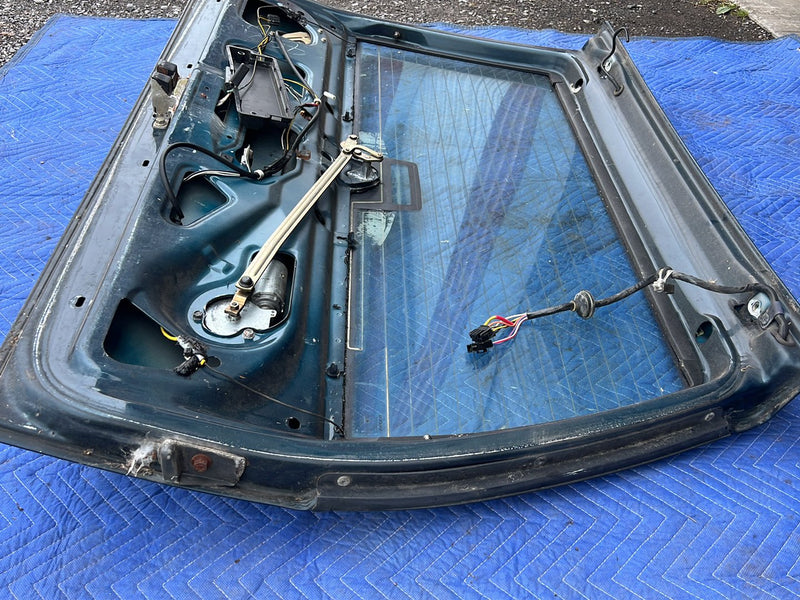 1990-1992 Volvo 740 745 940 Wagon Only Rear Hatch Panel Blue Green OEM #5999EM