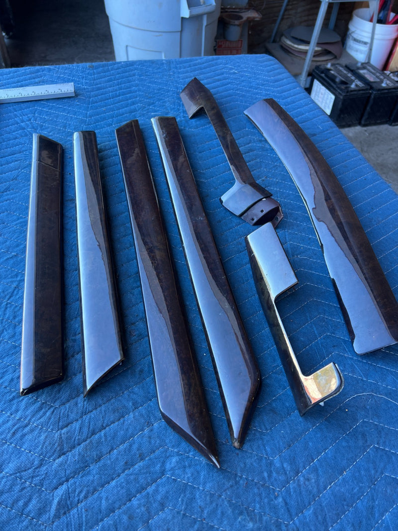 2000-2005 BMW 330xi 325xi E46 Front Dash Wood Trim Molding Set OEM #4825EM