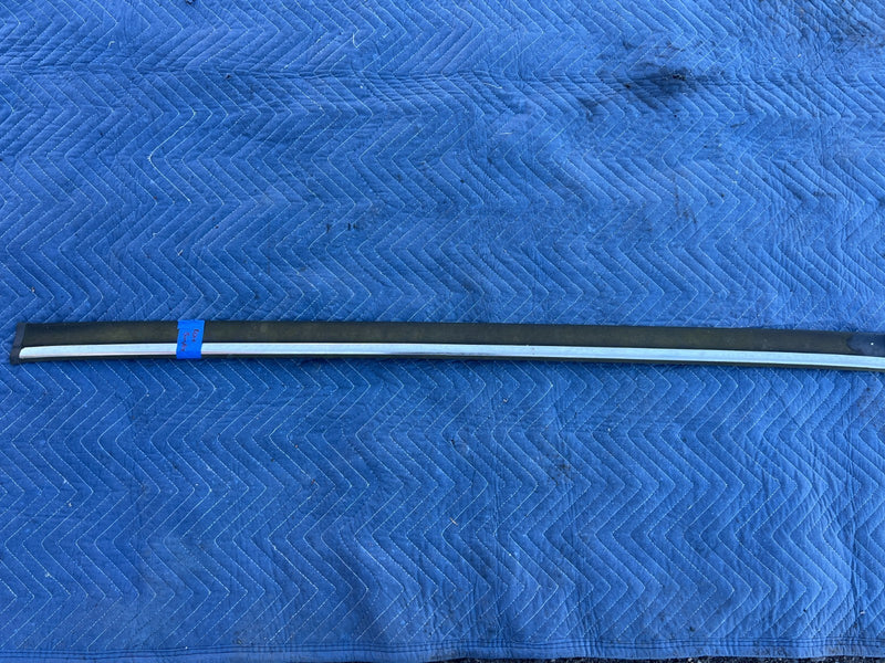 1986-1993 Volvo 240 244 *Sedan Only* Rear Bumper Trim Black & Chrome OEM #4275EM