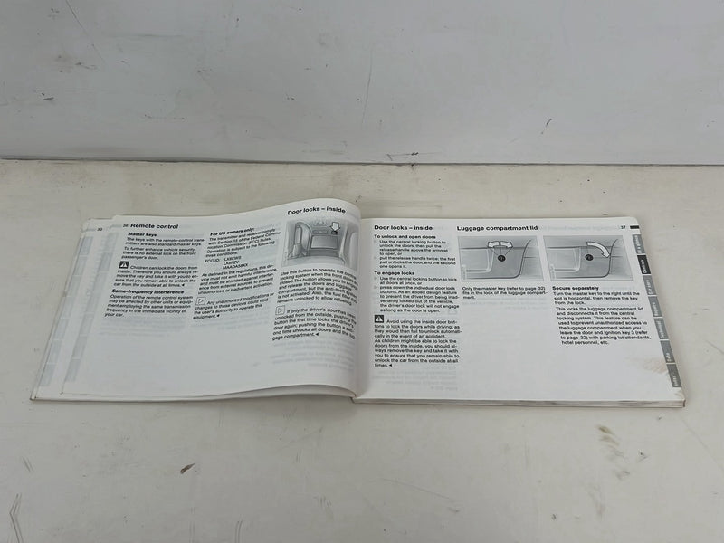 1998 BMW 528i 540i 5 Series Owners User Manual Guide Booklet OEM #5620EM