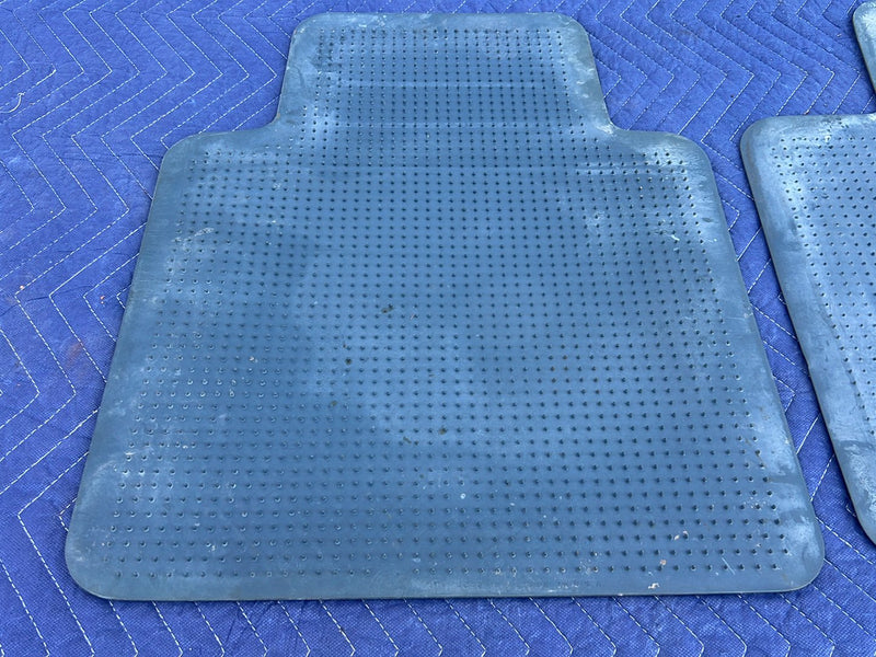 1988-1994 Chevrolet Silverado GMC Sierra OBS Rear Floor Mat Pair Blue OE #5507EM