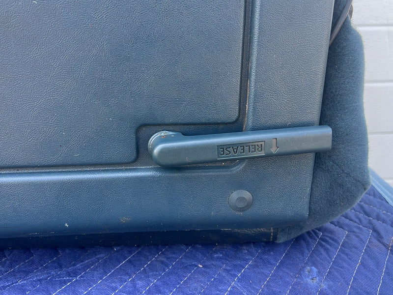 1988-1994 Chevrolet Silverado Ext Cab Rear Bench Seat Two-Tone Blue OEM #5532EM