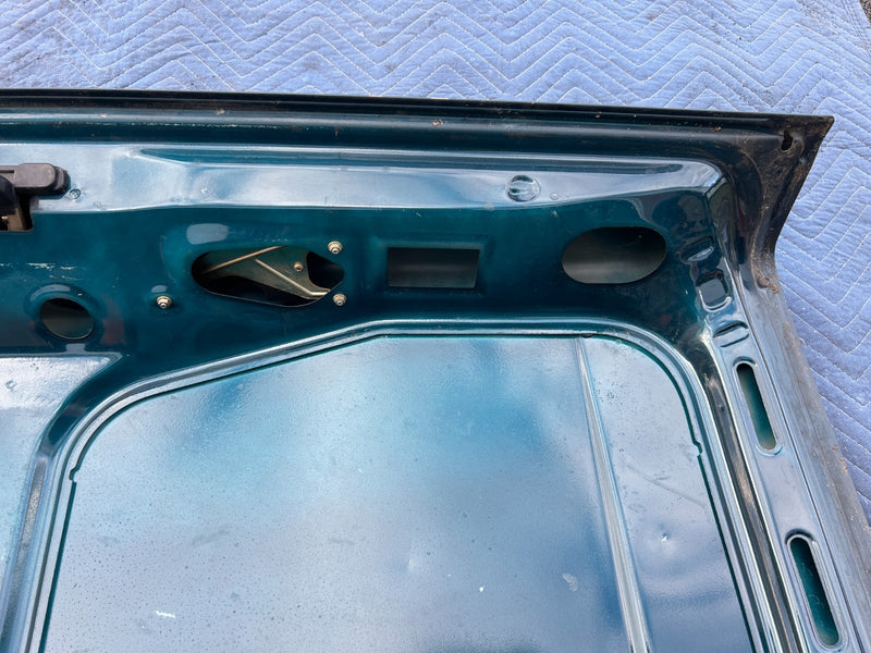 1986-1993 Volvo 240 244 Sedan Rear Trunk Deck Lid Panel Green OEM #4237EM