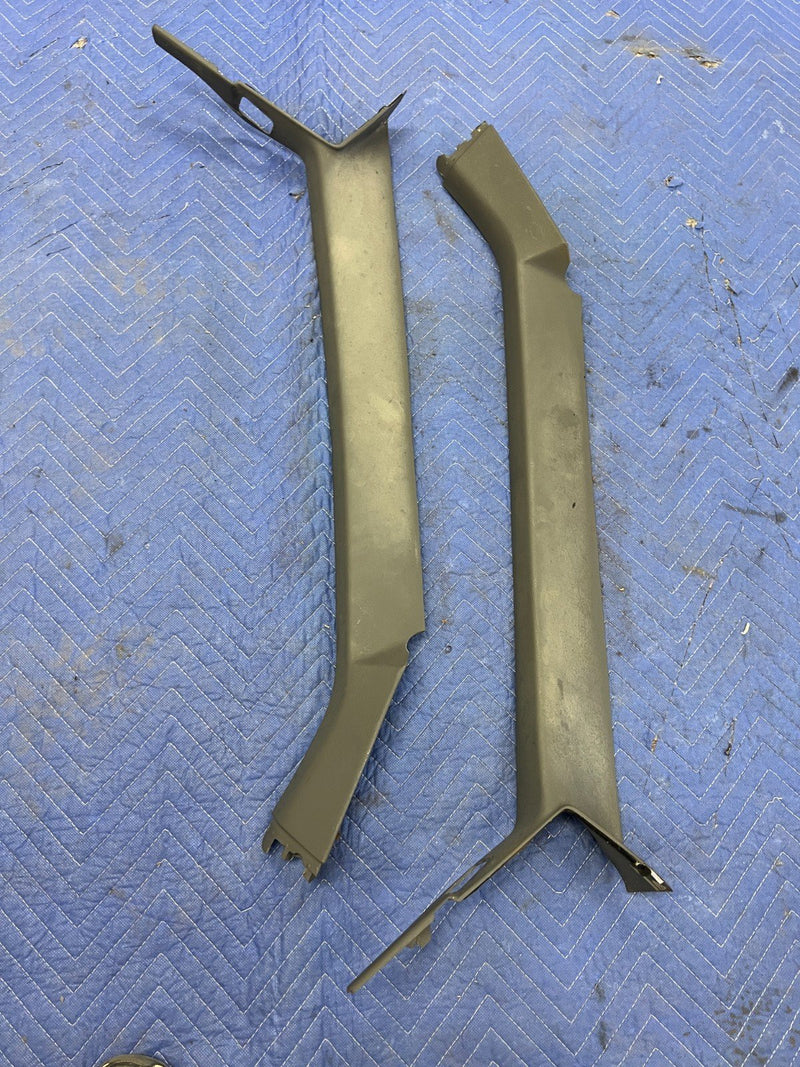 1992-1995 Volvo 940 740 Right & Left Front A Pillar Trim Pair Gray OEM #3194EM