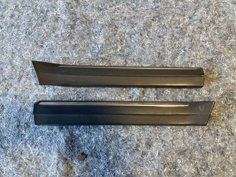 1986-1994 BMW 7 Series E32 Exterior Fender Molding Chrome Blackï¿¼ pair L R #1102M