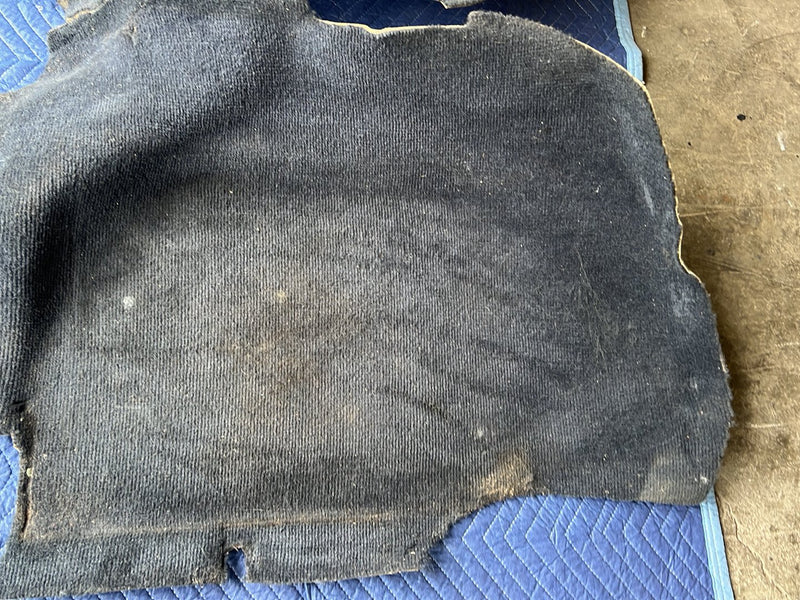 1990-1992 Volvo 740 745 940 Wagon Only Molded Carpet Set Black OEM #6001EM